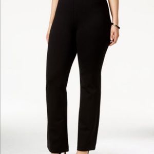 NYDJ black pull on lift tuck technology pants